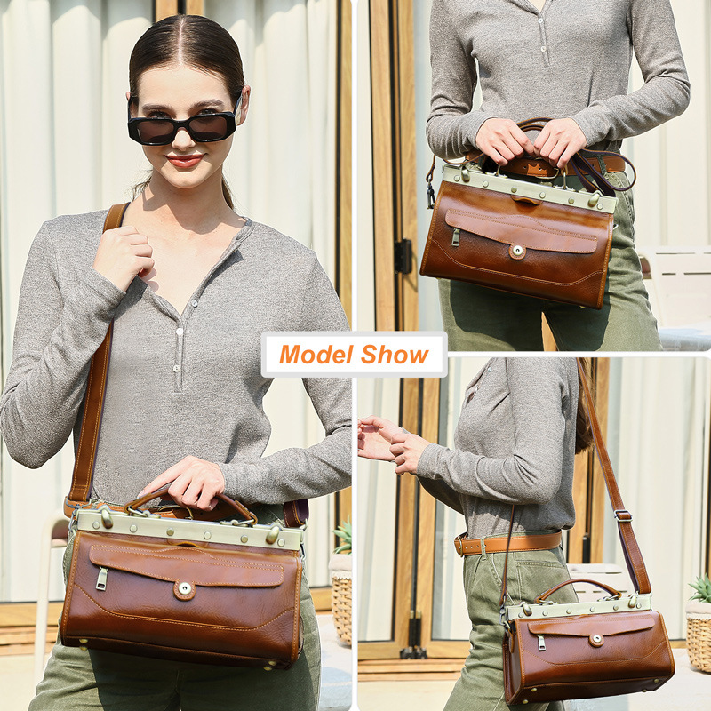 Full Grain Lamb Cowhide Leathe - Luxury Bags Leather ulasan dan harga