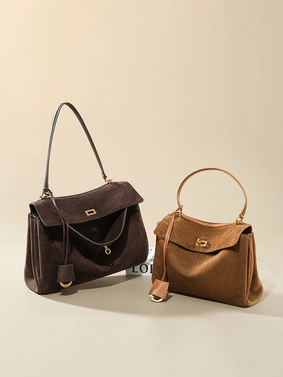 Autumn Winter Women's Suede Ge - Luxury Bags Tote ulasan dan harga