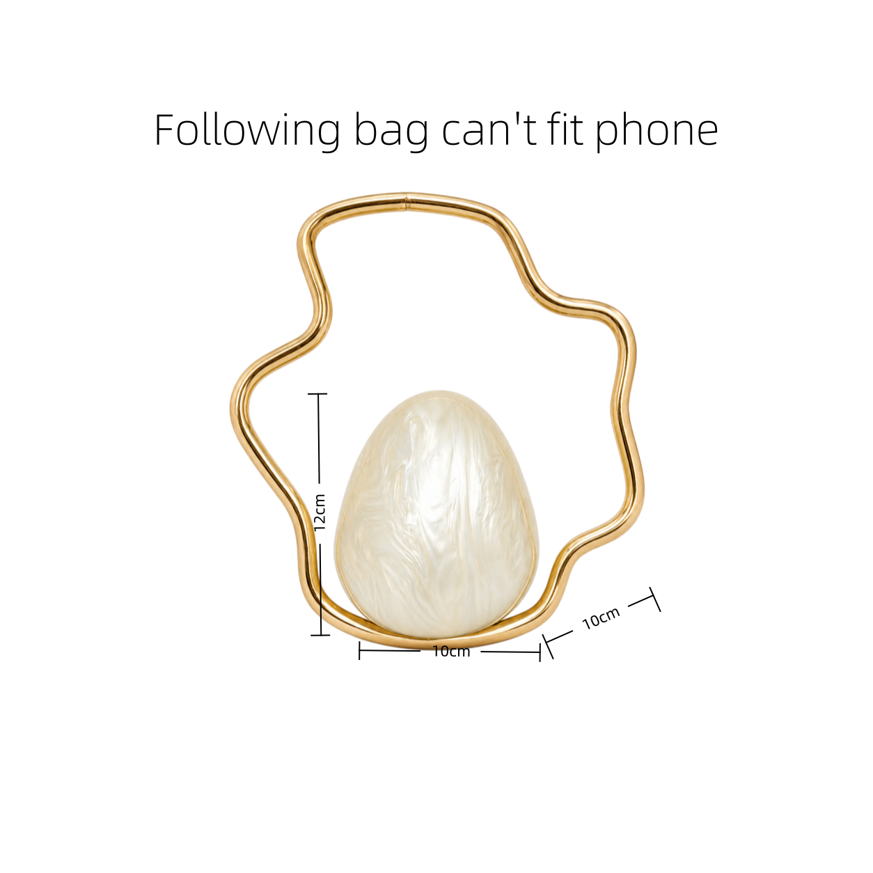 Women mini Acrylic Egg Bag Cut - Luxury Bags Cute ulasan dan harga